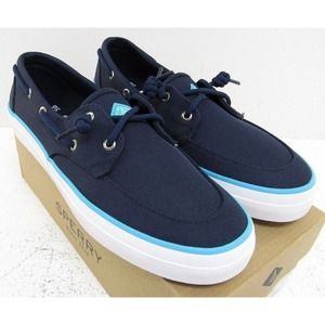 Women Sperry Top-Sider Crest Sea-Cycled Sustainability Navy Boat Shoe Sneaker 10